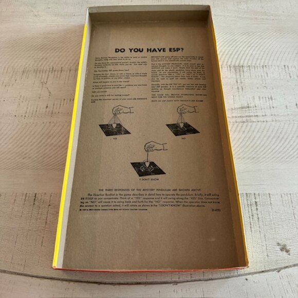 Rare, Vintage 1967 Milton Bradley Kreskin's ESP Game - Picture 7 of 11